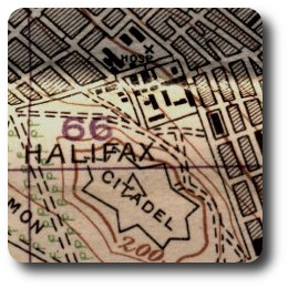 The 1928 map of Halifax shows the changes in construction in the Glacis Barracks and Churchfield areas.