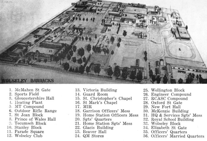 Wolseley Barracks; 1958