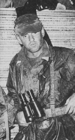 Major Isaac Allen Kennedy, then commanding 3 Airborne Commando