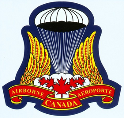 Crest of the Canadian Airborne Regiment.