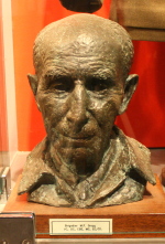Bust of Milton Gregg, in The RCR Museum.