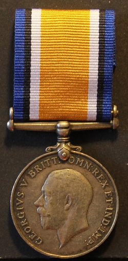 The British War Medal awarded to Private Joseph Gray Butler for his First World War service. Butler would also have received the Victory Medal.